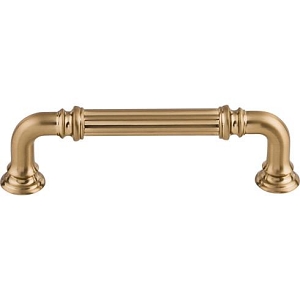 Top Knobs TK322HB Chareau TK322HB Reeded Pull 3 3/4 Inch CC Honey Bronze